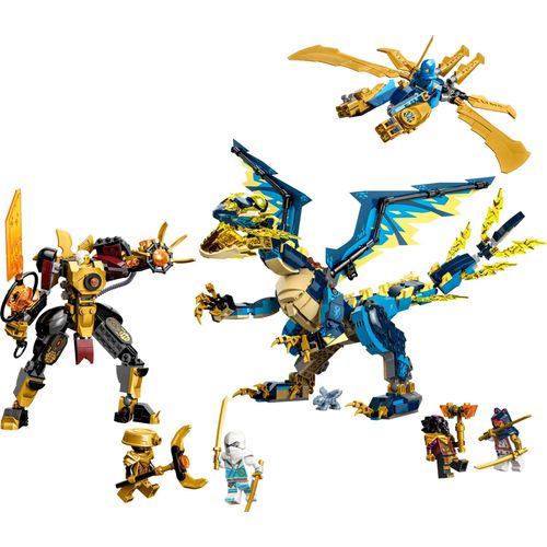 LEGO® NINJAGO® 71796 Kaiserliches Mech-Duell gegen den Elementardrachen