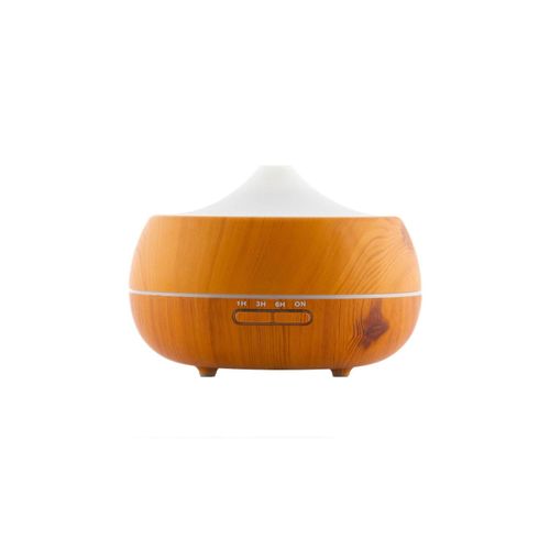 Luftbefeuchter Aroma Diffusor Multicolor-LED Wooden-Effect InnovaGoods