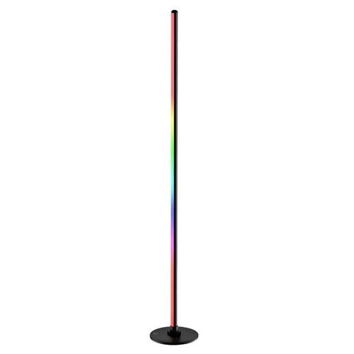 Deltaco Smart Home Floor Lamp.1.35m Remote & App Control Black