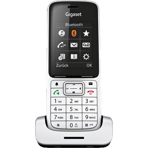 Gigaset SL450HX Strahlungsarmes Mobilteil, Farbdisplay, Rufnummernanzeige, Freisprechfunktion, Babyfon-Funktion, Bluetooth, USB-Anschluss, DECT