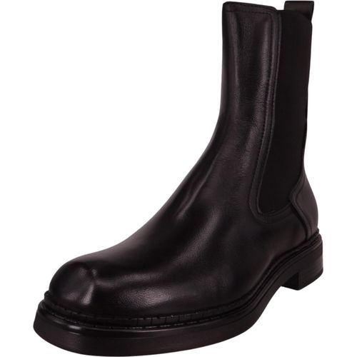 Mjus Damen Elegante Stiefelette Dekster Chelsea L93201-101-6002 Schwarz