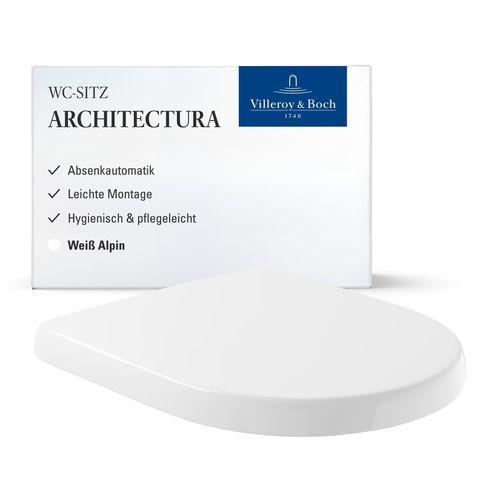 Villeroy & Boch WC-Sitz Architectura 445 x 374 x 59 mm