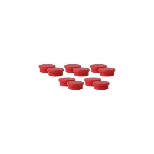 Viking Magnete Rot 1.1 kg Tragfähigkeit 20 mm 10 Stück