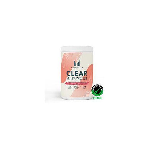 Clear Whey Isolat - 875g - 35Portionen - Preiselbeere und Himbeere