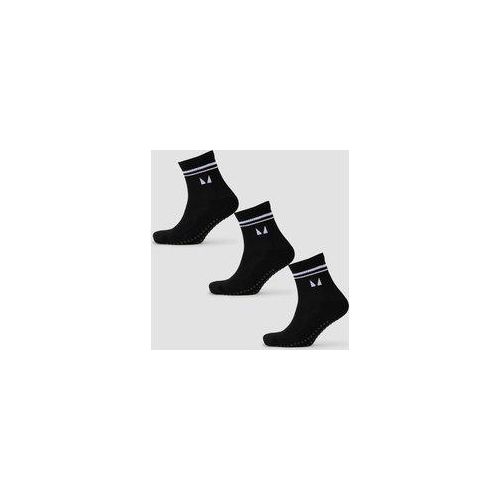 MP Pilates-Socken (3er Pack) – Schwarz - UK 9-11