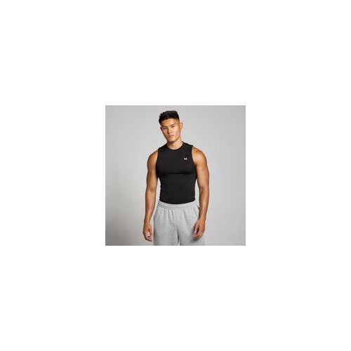 MP Herren Tempo nahtloses Tanktop mit Grafikelement – Schwarz - XXL