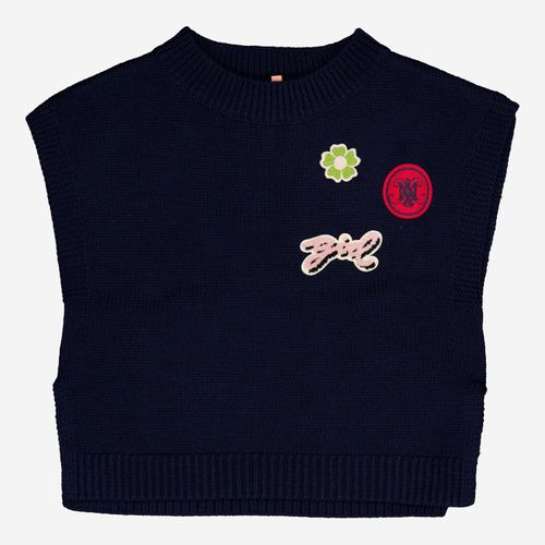 Dunkelblauer Pullunder aus Wollmischung Image