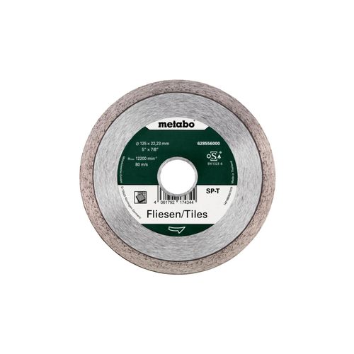 Metabo Diamanttrennscheibe SP - T, 125x22,23 mm, Fliesen (628556000)