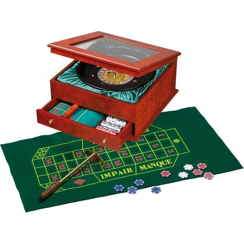 Design Roulette Set in Holzbox für 2+ Spieler ab 6 Jahre
