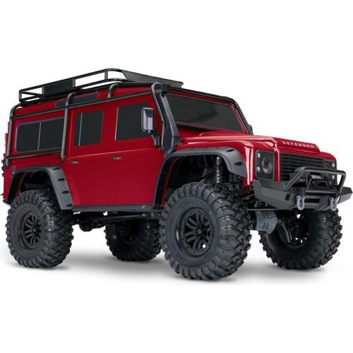 Traxxas TRX-4 LR Defender 1:10 Crawler RTR Rot - mit T-Lock Sperrdifferentialen Clipless