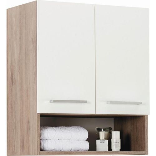 Carryhome Hängeschrank, Weiß, Holzwerkstoff, 1 Fächer, 60x70x33 cm, Made in Germany, hängend, Badezimmer, Badezimmerschränke, Hängeschränke