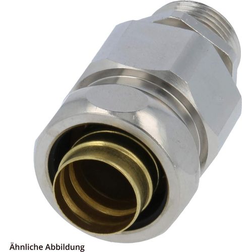 USZ-M Metallverschraubung gerade Gewinde M63x1,5 für Schlauch-Außendurchmesser 56,0mm für Schlauch-Innendurchmesser