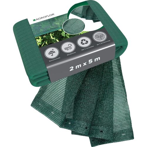 Schattenmatte 2x5 m - Optimales Licht und Schatten für Garten und Gewächshaus