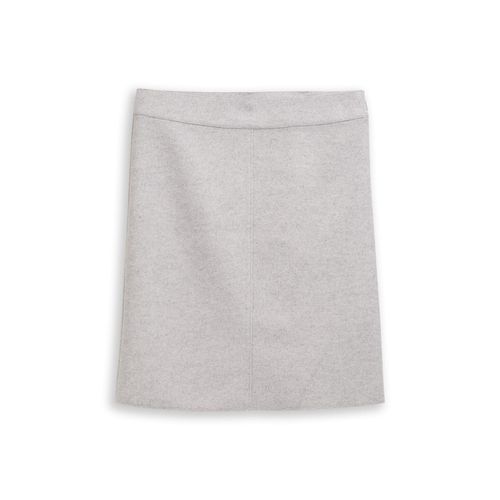 TOM TAILOR Damen Cosy Rock in Melange-Optik, grau, Meliert, Gr. 34