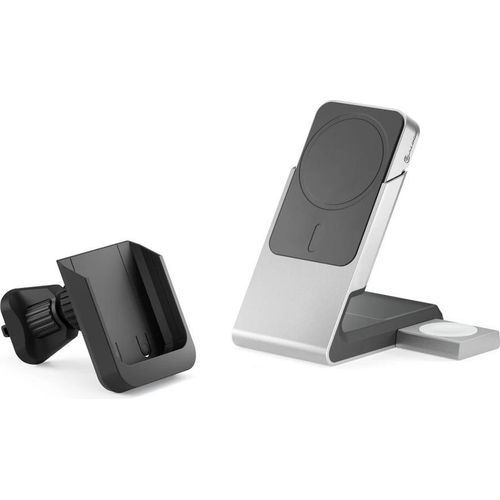 Alogic Matrix+ Wireless 3-in-1 Ladestation MagSafe+ Vent Mount