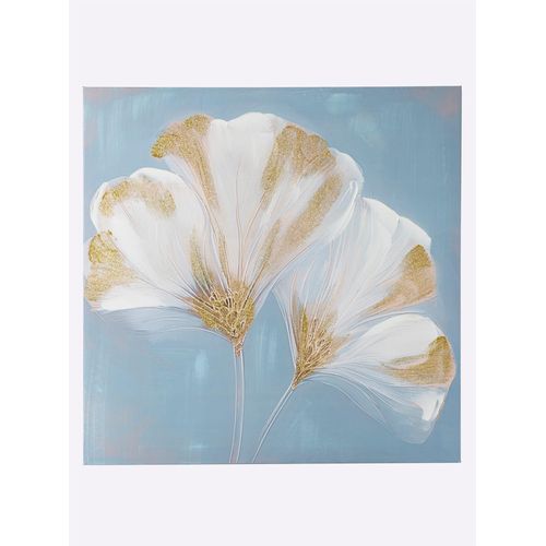 Bild HEINE HOME, gold (farbe bild(er): blau, goldfarben), B:50cm H:50cm T:3cm, Bilder