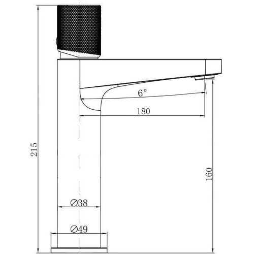 Hochwertige Waschtischarmatur Badarmatur 8313 - Farbe wählbar - mit Drehgriff, Farbe:Chrom