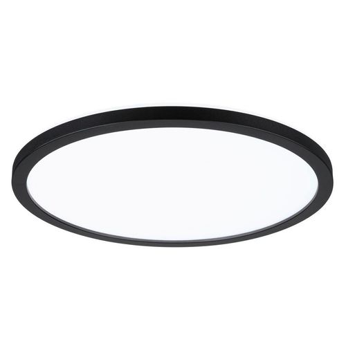 Paulmann Led-Paneel , Schwarz , Kunststoff , 293 mm , rund,rund , tageslichtweiß , 2.8 cm , Lampen & Leuchten, Innenbeleuchtung, Leuchten nach Räumen, Bürolampen