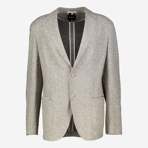 Beigefarbener Blazer mit Zickzack-Muster Image