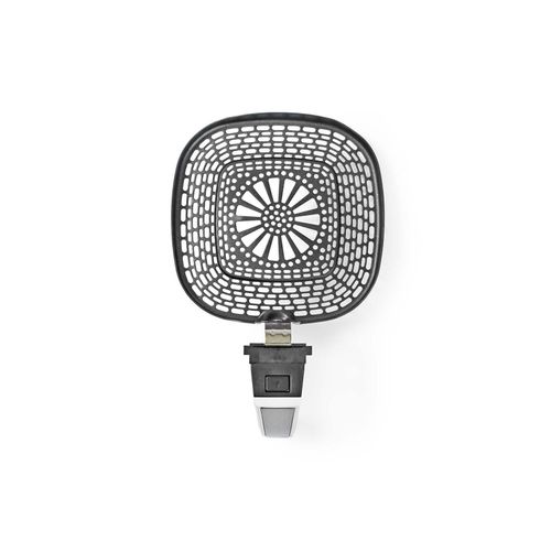 Heißluftfritteuse Grillpfanne Antihaftbeschichtung Spülmaschinenfest Metall Grau