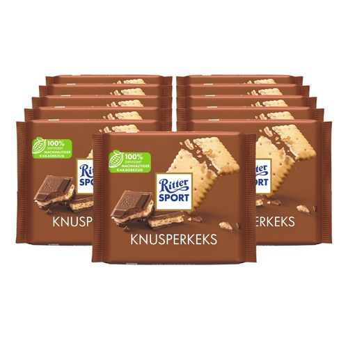 Ritter Sport Knusperkeks 100 g, 11er Pack