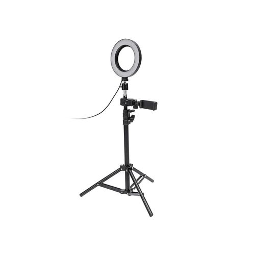 Selfie-Licht / Ringlicht (17 cm) und Ständer