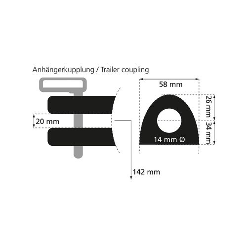 Trettraktor Power Drag grün