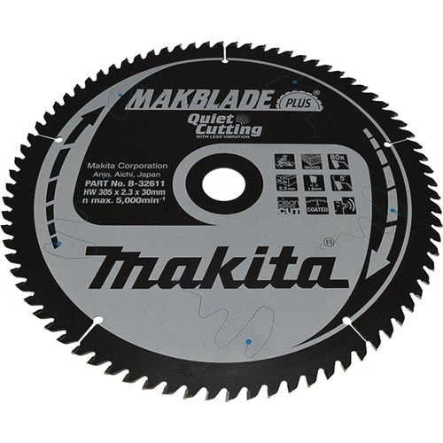 Makita B-32611 Kreissägeblatt TCT 305 x 30 mm 80T Holz