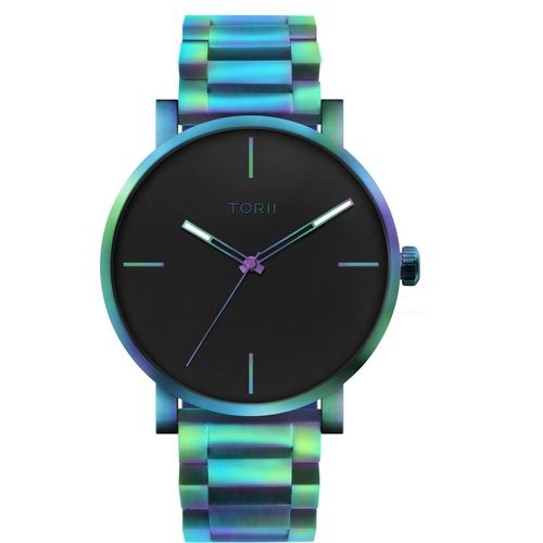 Herrenuhr TORII M45MB.B4, bunt, klassisch, zum Schwimmen geeignet.