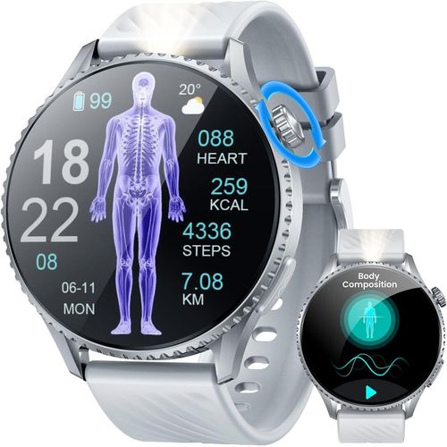 Herren Smartwatch mit ECG & HRV 1.56