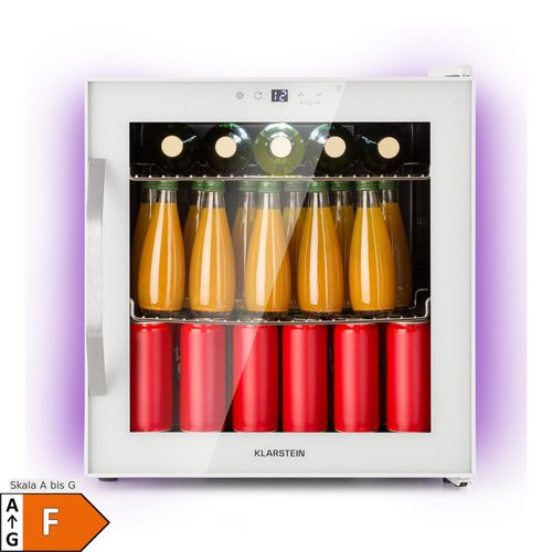 Coachella 50 Weinkühlschrank 47 Liter WiFi-Funktion Hintergrundbeleuchtung Edelstahl Weiß 50 Liter