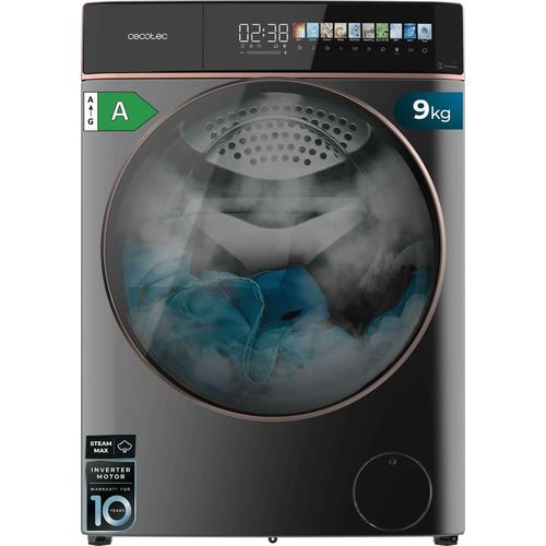 Cecotec Bolero DressCode 9900 Inverter FullColor Steel A, Frontlader, 9 kg, C, 76 dB, 1400 RPM, A