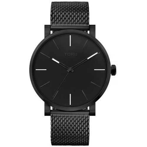 Herrenuhr TORII B45BG.BB klassisch schwarz zum Schwimmen