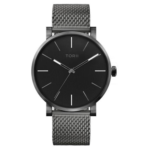 Herrenuhr TORII A45AG.BA, grau, klassisch, zum Schwimmen.