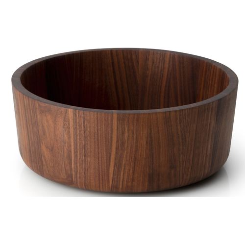 Schüssel CONTINENTA, braun (holzfarben), H:10cm Ø:26cm, Holzwerkstoff, Schüsseln, Walnussholz, Ø 26 cm