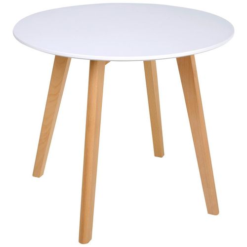 My Baby Lou Kindertisch Linus , Weiß, Buche , Holz, Holzwerkstoff , Buche , massiv , Uni , rund , eckig , 50.5 cm , einfacher Aufbau , Kinder- &