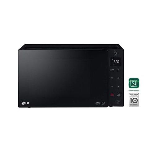 LG Mikrowelle Schwarz (25 L, 1000 Watt) mit Quarzgrill, Smart Inverter Technologie & EasyClean MH6535GIB