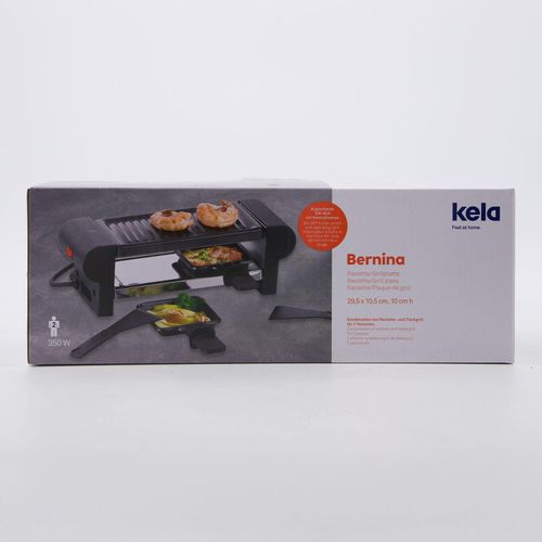 Schwarze Raclette-Grillplatte