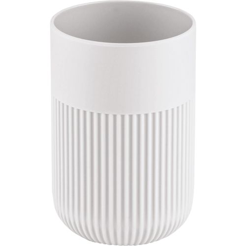 Zahnputzbecher KLEINE WOLKE "Scout", weiß, B:7,2cm H:10,6cm L:7,2cm Ø:7,2cm, Zahnputzbecher