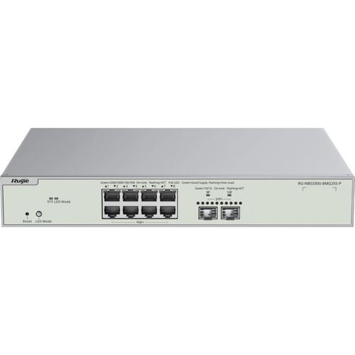 Reyee RG-NBS3300-8MG2XS-P L2+ Cloud Managed Switch Netzwerkgerät