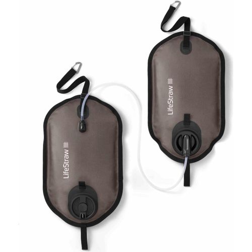 LifeStraw peak Series LC Schwerkraft-Wasserbeutel mit Wasserfilter-8 + 8 L-Blau