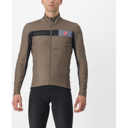 CASTELLI Fahrrad-Thermojacke - MORTIROLO 6S - Braun M