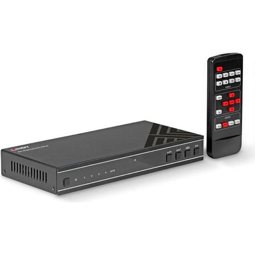 Lindy 4x1 HDMI 4K60 Multiview Seamless Switch - Switch - 18 Gbps