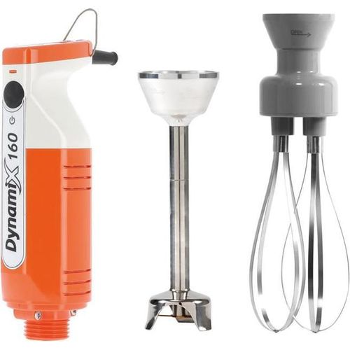 Dynamic Dynamix Kombi 160 – Kompakter Profi-Stabmixer mit Emulgiermesser und Rührbesenaufsatz