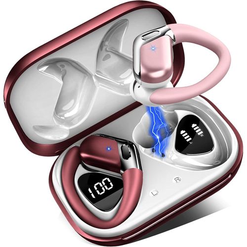 In Ear Kopfhörer mit 4 ENC Noise Cancelling Mic, In Ear Kopfhörer mit HiFi Stereo, 50 Std Spielzeit Ohrhörer, IP7 Wasserdicht, Dual LED-Anzeige