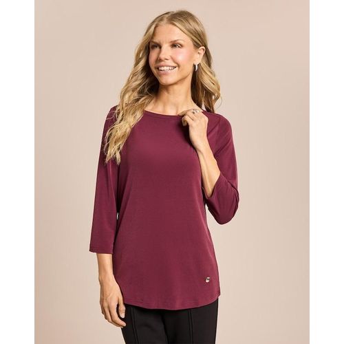 Basic Shirt mit U-Boot Ausschnitt