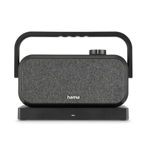 HAMA Lautsprecher "Kabelloser TV-Lautsprecher (Funklautsprecher 2,4GHz, Voice-Mode, 2x5W)", schwarz, B:22cm H:18cm T:8cm, Lautsprecher, Bluetooth