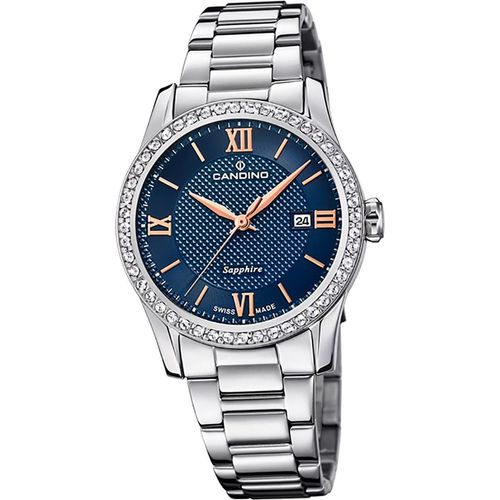 Candino Edelstahl Damen Analog Armbanduhr silber Candino Classic D2UC4740/2