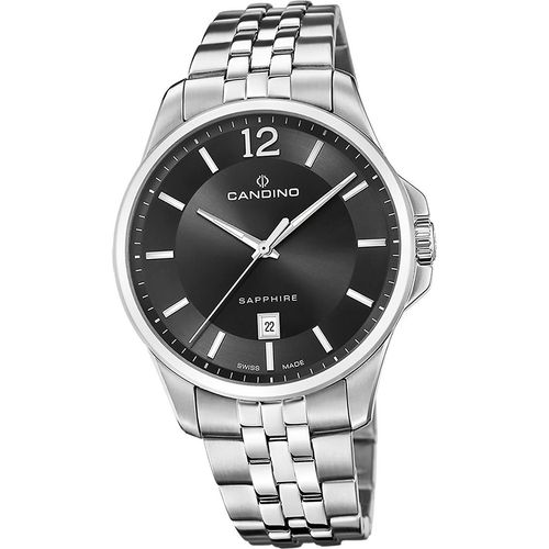 Candino Edelstahl Herren Uhr Analog Casual Armbanduhr silber Classic D2UC4762/4 Image