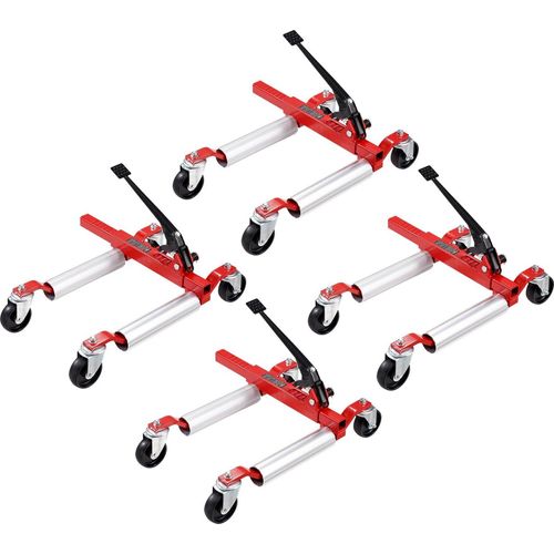 Radwagen, Hochleistungs-Fahrzeugpositionierungs-Reifenheber, Autoheber, 1500 Pfund, 4er-Pack